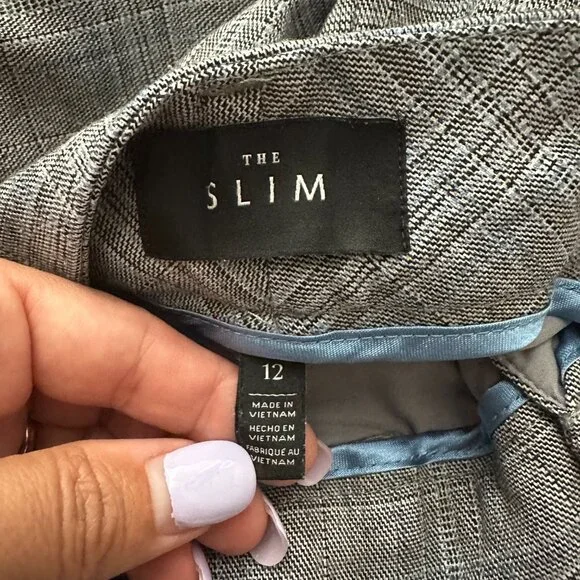 2/$30 White House Black Market The Slim Glen Plaid Trouser 12 #8090 - Picture 10 of 16